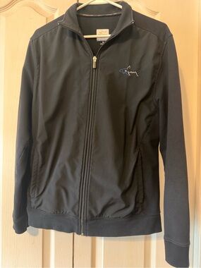 Greg Norman for Tasso Elba Black Full-Zip Performance Jacket